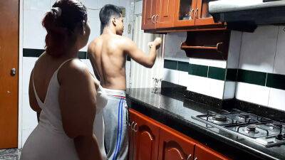 Fucking the neighbor in the kitchen - Colombia on youpornvideos.one