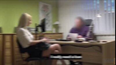 Choosers Can Be Beggars - blonde MILF cougar seduces bank worker on youpornvideos.one