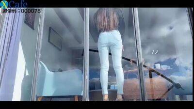 Chinese sweetie with jeans and heels fucks in doggy pose [POV] - China on youpornvideos.one