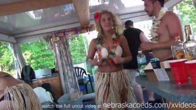 Wild naked hula party in party cove lake ozarks missouri on youpornvideos.one