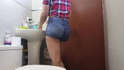 I spy on my peeing. on youpornvideos.one