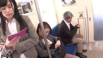 Japanese group sex porn in public subway - big natural tits - Japan on youpornvideos.one