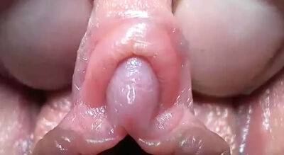 Close up clit milky squirt on youpornvideos.one