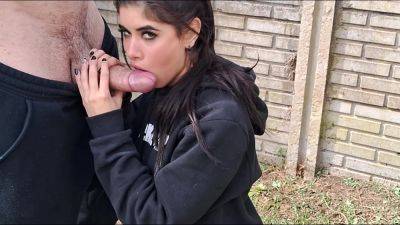 Outdoor Blowjob With Face Full Of Cum on youpornvideos.one