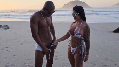 Curvy Latina enjoys a black cock at the beach - Interracial on youpornvideos.one