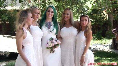 Bitches attend wedding party where they fuck like sluts in group scenes on youpornvideos.one