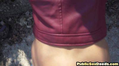 Sexy public bae fucked by big dick in wet pussy hole on youpornvideos.one