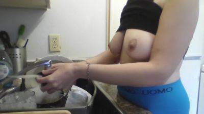 Washing Dishes 8 on youpornvideos.one