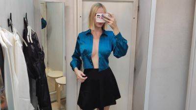 Try On Haul Transparent Clothes Completely See-through. At The Mall. See On Me In The on youpornvideos.one