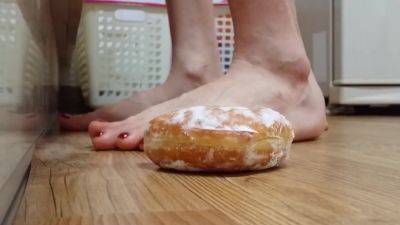 Barefoot Food Trample on youpornvideos.one