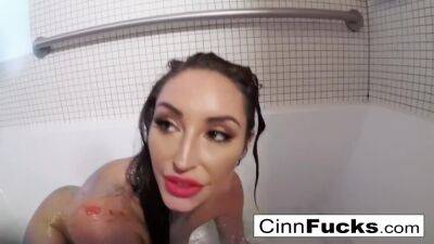 Christiana Cinn - Christiana Glitters Up Her Shower on youpornvideos.one