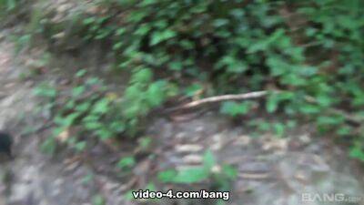 Caroline June Has A Quickie In The Woods With Her Fuck Buddie - BANG! on youpornvideos.one