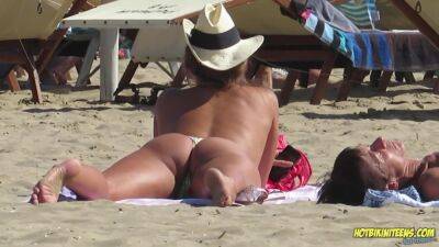 Amazing Ass Sexy Bikini Hot milf Backview at the beach on youpornvideos.one