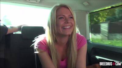 Blonde Gets a Ride on the Bus - Breedbus on youpornvideos.one