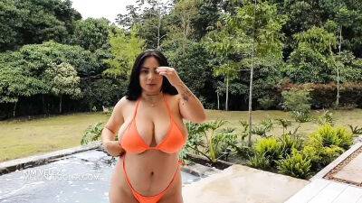 Big Boobs huge areolas horny bikini babe Kim Velez - Colombia on youpornvideos.one