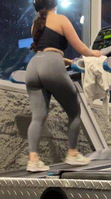 Gym candid big ass Latina on youpornvideos.one