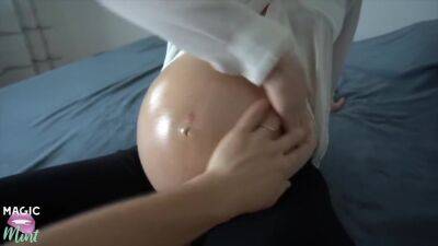 Great Cum On The Big Belly Of This Pregnant Beauty on youpornvideos.one