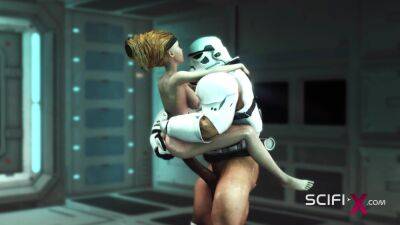 A sexy young hottie gets fucked by stormtrooper in the spaceships - Thailand on youpornvideos.one