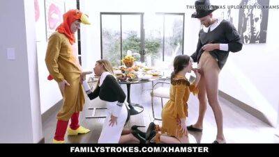 Kinky Family Thanksgiving Orgy on youpornvideos.one