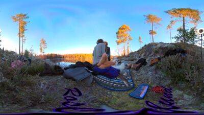 Sex On A Reindeer Skin Next To A Forest Lake - Rosenlundx - Vr 360 - 5 7k 30fps on youpornvideos.one