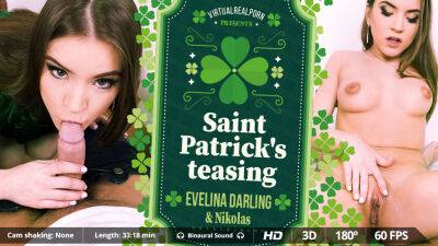 Saint Patrick's teasing on youpornvideos.one