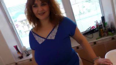 Fat-assed Busty Milf Gets The Bathroom on youpornvideos.one