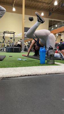 Gym candid whore stretching - Brazil on youpornvideos.one