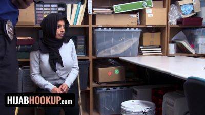 Big Titted Thief Ella Knox Submits Her Plump Pussy To Perv Officer In The Backroom - Hijabi thief reality on youpornvideos.one