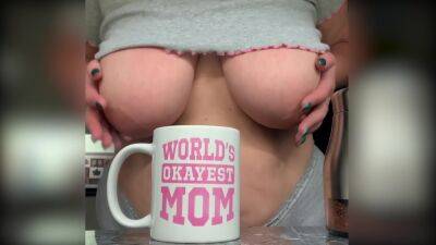 Mature Mom Gets Her Big Tits Out While Making Morning Coffee - Britain on youpornvideos.one