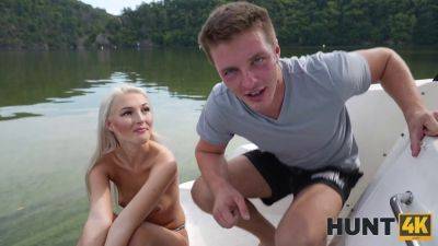 Lovita Fate gets her tight pussy drilled on a boat by a hot blonde teen on youpornvideos.one