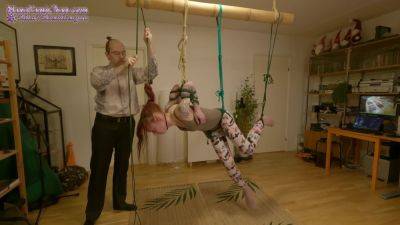 Girl In Chicken Wing (tenshi Harness) Suspension on youpornvideos.one