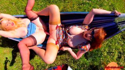 And Enjoy A Picnic Outdoors - Lucy Gresty And Red Lucy on youpornvideos.one