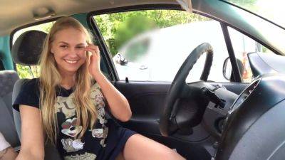 Perfect Hot Blonde Real Sex In Car With Stranger Get Caught on youpornvideos.one