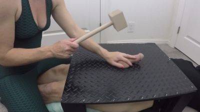 Sound And Pound - Ball Busting Sounding Hand Job on youpornvideos.one