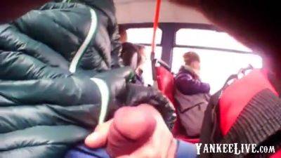 Two Girls Watch Bus Flasher on youpornvideos.one