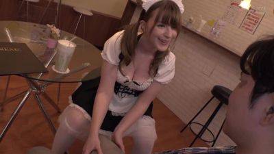 CG2306- A lewd blowjob from a blonde beauty clerk at a maid cafe on youpornvideos.one