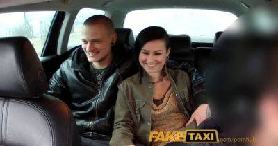 Lulu jung joins a steamy threesome in a fake taxi cab on youpornvideos.one