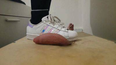 Compilation Of Adidas Sneakers Crushing Cock on youpornvideos.one