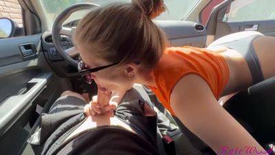 Stepsister Eats My Cum In The Car on youpornvideos.one