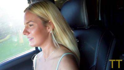 Sexy 20 Year Old Blonde Cheats On Her Boyfriend In Parking Lot With Lacy Tate - Usa on youpornvideos.one