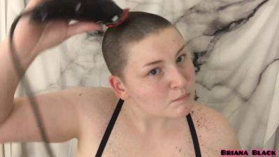 All Natural Babe Films Head Shave For First Time - Big tits on youpornvideos.one