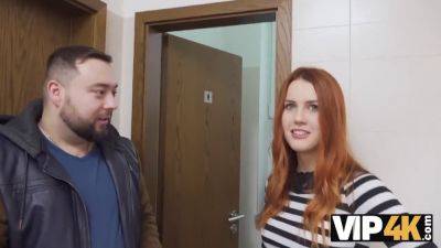 Watch how Hunter Si scopa a wealthy redhead in the public part of town - Czech Republic on youpornvideos.one