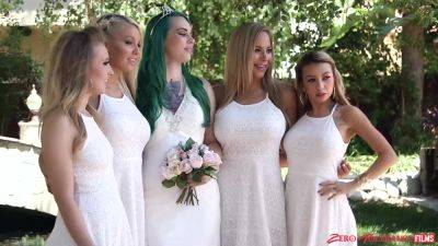 Appealing babes turn wedding party into loud orgy on youpornvideos.one