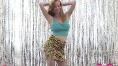 Big Tits Redhead Julienne Shaking It on youpornvideos.one