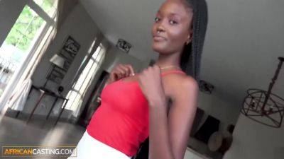 Skinny Natural Ebony Babe Enjoys Model Casting With Bwc on youpornvideos.one