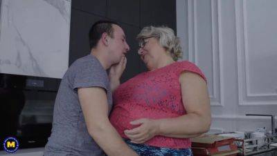 Curvaceous Grandma Babet with Large Breasts and Booty Gets Nailed! on youpornvideos.one