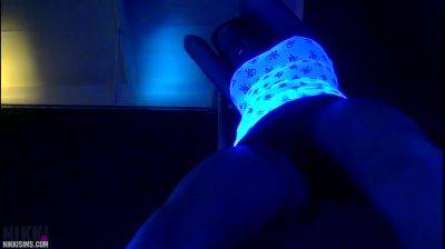 Nikki Black Light Stripper Video on youpornvideos.one