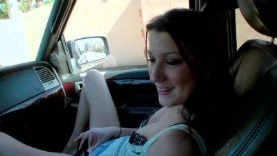 Slender Madison fuck in the car - Madison on youpornvideos.one