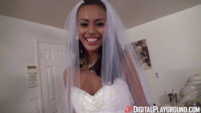 Janice Griffith's wedding dress will get you hard & ready for a wild anal session! on youpornvideos.one