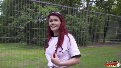 German Redhead Mia May Gets Anal Fucked in Public - Germany on youpornvideos.one